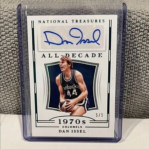 National Treasures 5/5 Dan Issel All-Decade 1970s Autographed